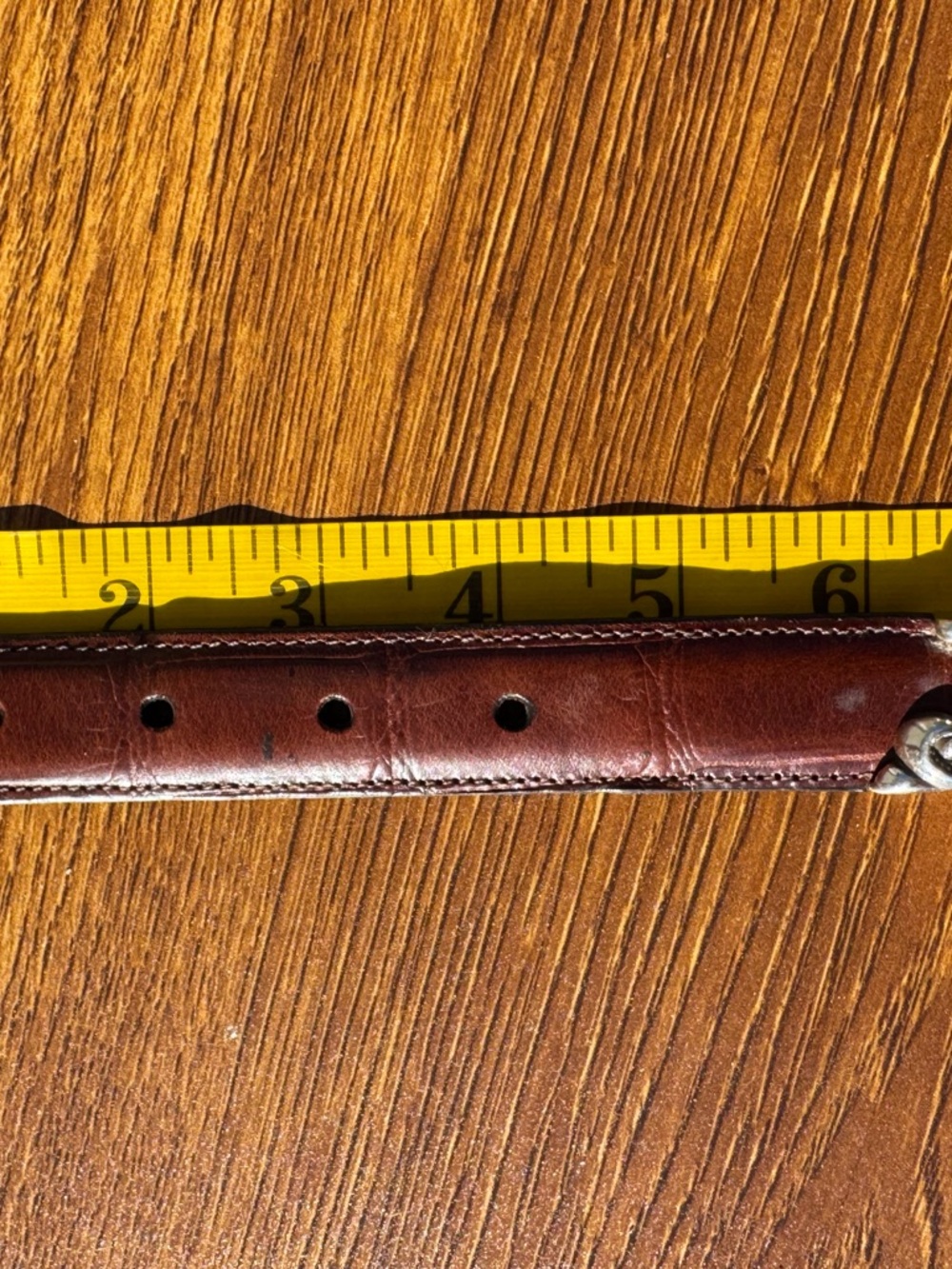 Brighton M24507 Leather Belt Brown Croc Western Silver Buckle Boho - Picture 5 of 10